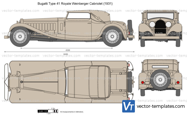 Bugatti Type 41 Royale Weinberger Cabriolet