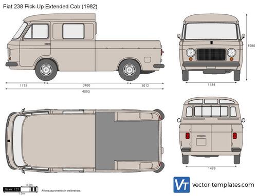 Fiat 238 Pick-Up Extended Cab