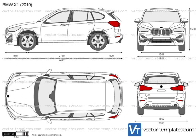 Templates - Cars - BMW - BMW X1 F48