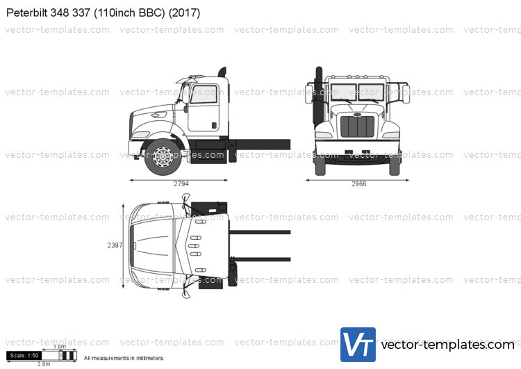 Peterbilt 348 337 (110inch BBC)