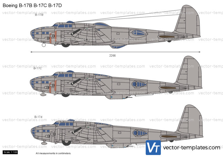 Boeing B-17B B-17C B-17D