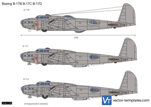 Boeing B-17B B-17C B-17D