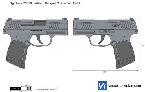 Sig Sauer P365 9mm Micro Compact Striker-Fired Pistol