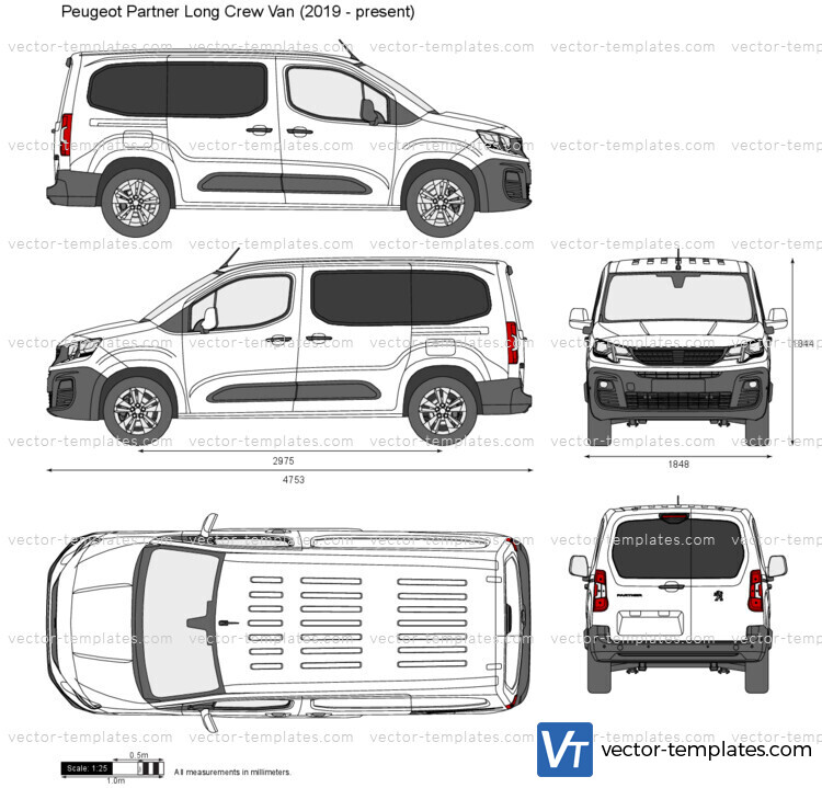 Peugeot Partner Long Crew Van