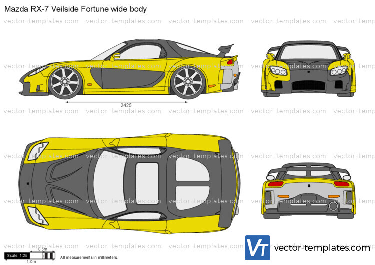 Mazda RX-7 Veilside Fortune wide body FD