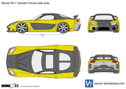 Mazda RX-7 Veilside Fortune wide body FD