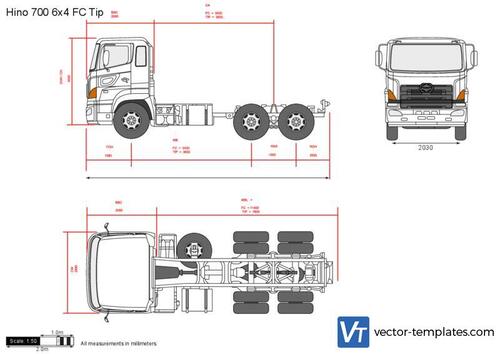 Hino 700 6x4 FC Tip