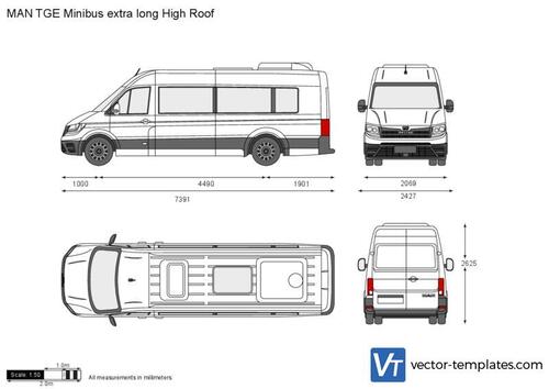 MAN TGE Minibus extra long High Roof