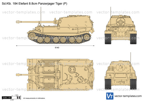 Sd.Kfz. 184 Elefant 8.8cm Panzerjager Tiger (P)