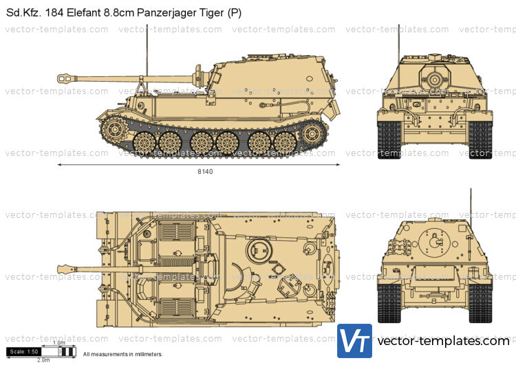 Sd.Kfz. 184 Elefant 8.8cm Panzerjager Tiger (P)