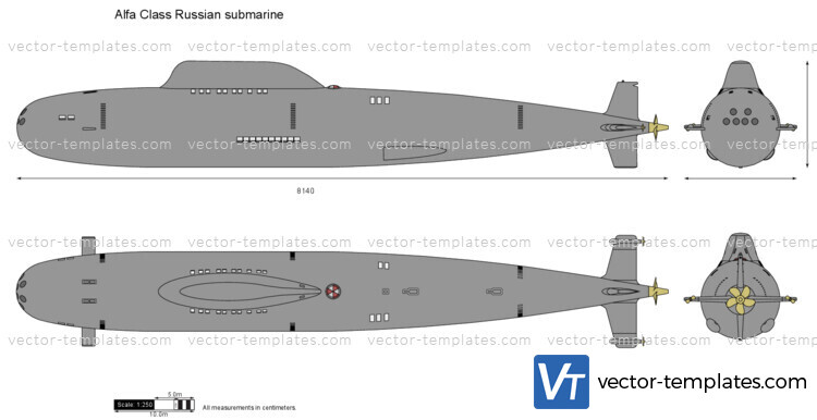 Alfa Class Russian submarine