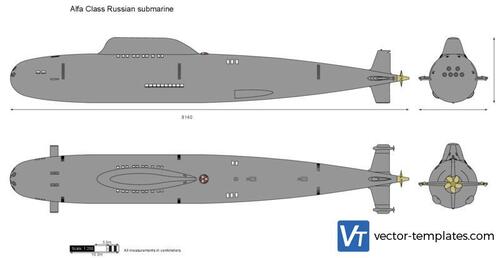 Alfa Class Russian submarine