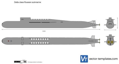 Delta class Russian submarine