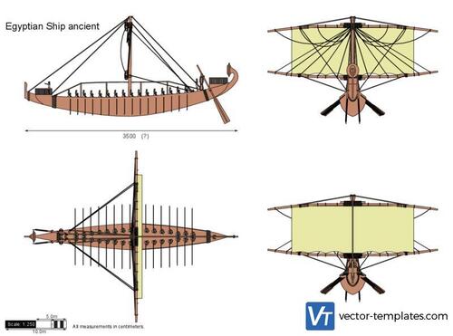 Egyptian Ship ancient