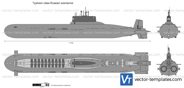 Typhoon class Russian submarine