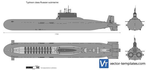 Typhoon class Russian submarine