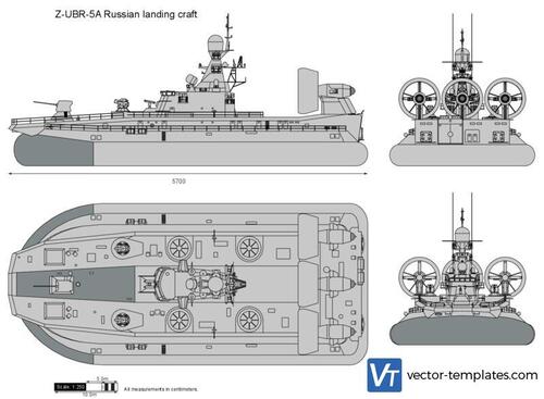 Z-UBR-5A Russian landing craft