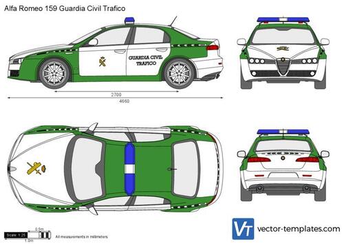 Alfa Romeo 159 Guardia Civil Trafico