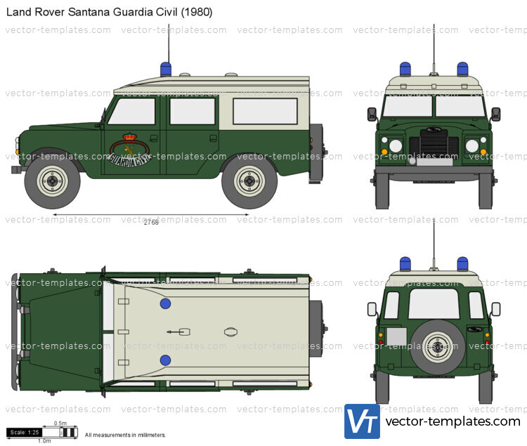 Land Rover Santana Guardia Civil