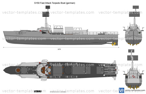 S150 Fast Attack Torpedo Boat (german)