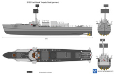 S150 Fast Attack Torpedo Boat (german)