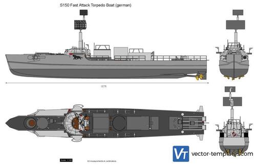 S150 Fast Attack Torpedo Boat (german)