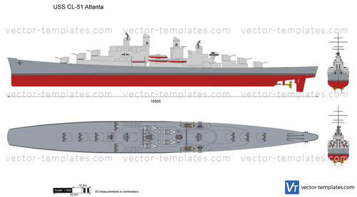 USS CL-51 Atlanta
