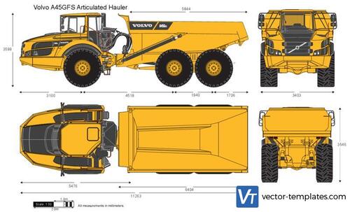 Volvo A45GFS Articulated Hauler