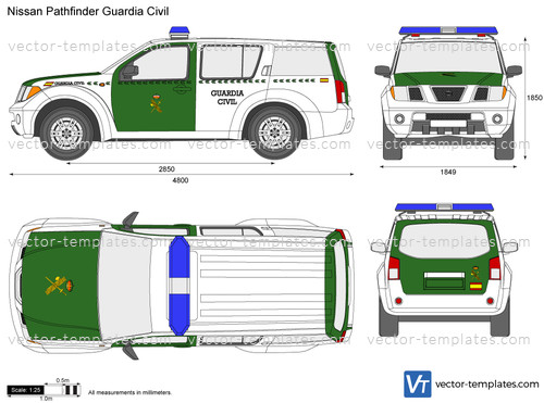 Nissan Pathfinder Guardia Civil