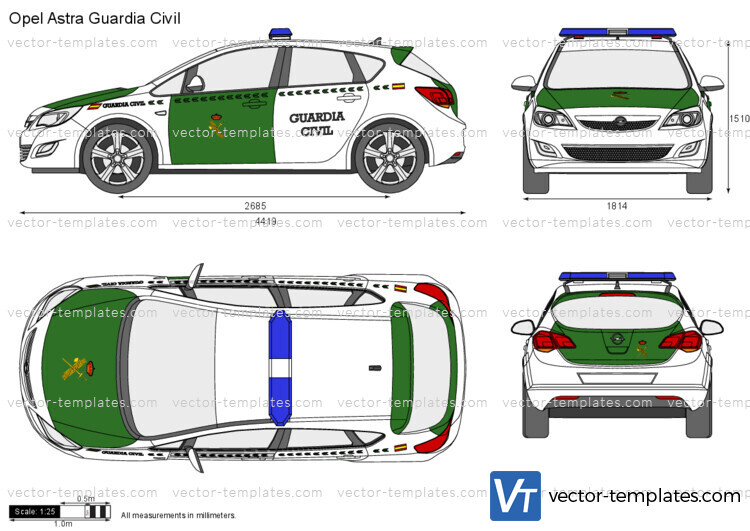 Opel Astra Guardia Civil