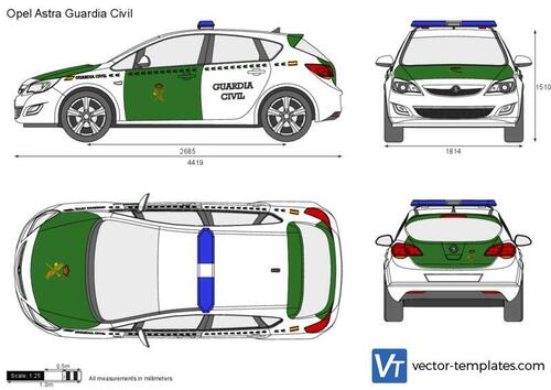 Opel Astra Guardia Civil