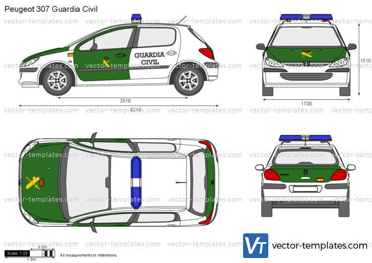 Peugeot 307 Guardia Civil