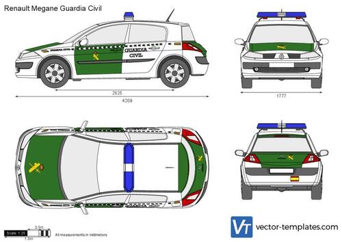 Renault Megane Guardia Civil