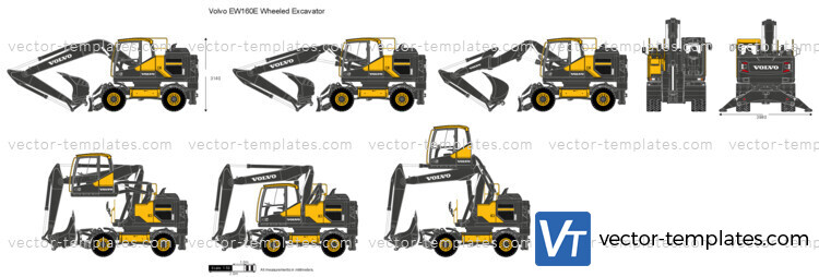 Volvo EW160E Wheeled Excavator