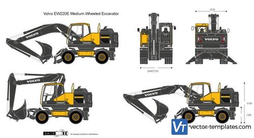 Volvo EW220E Medium Wheeled Excavator