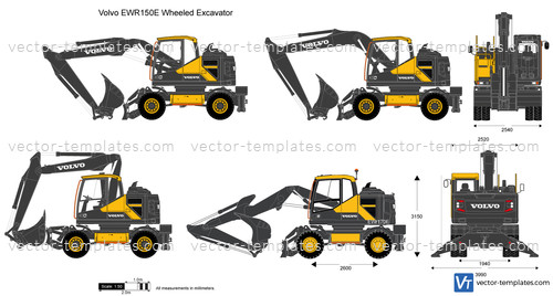 Volvo EWR150E Wheeled Excavator