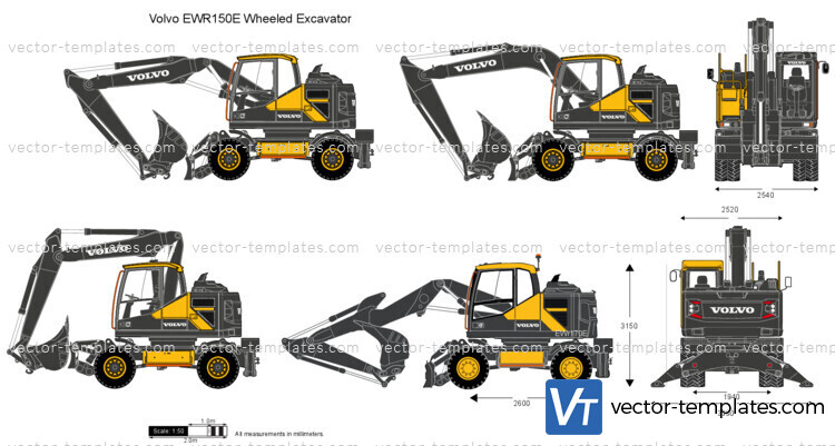 Volvo EWR150E Wheeled Excavator