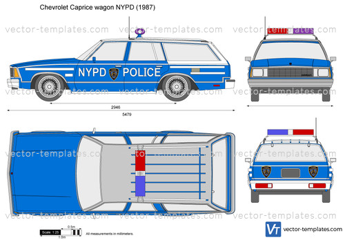 Chevrolet Caprice wagon NYPD Police car