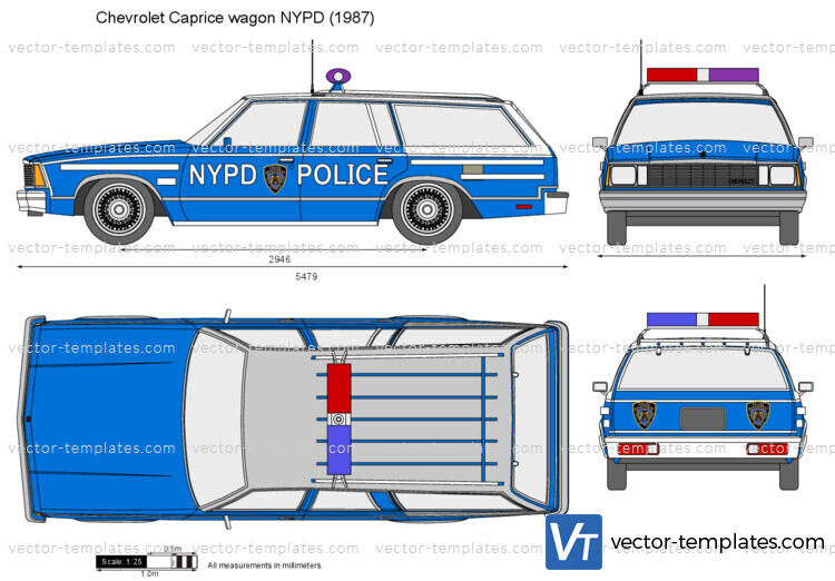 Chevrolet Caprice wagon NYPD Police car