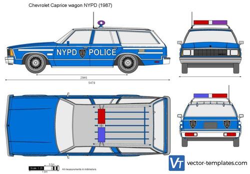 Chevrolet Caprice wagon NYPD Police car