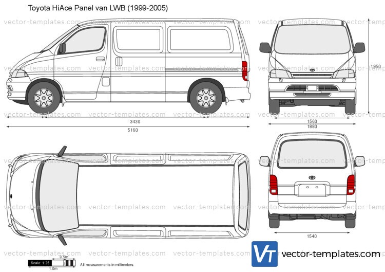 Toyota HiAce Panel van LWB