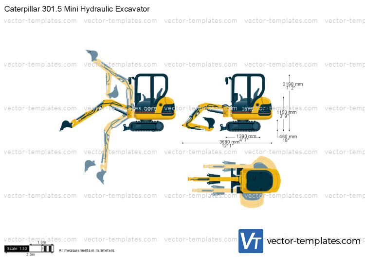 Caterpillar 301.5 Mini Hydraulic Excavator