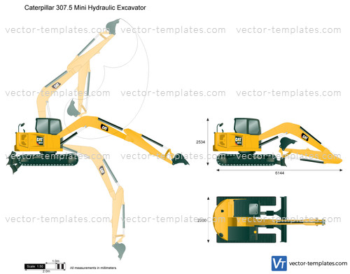 Caterpillar 307.5 Mini Hydraulic Excavator