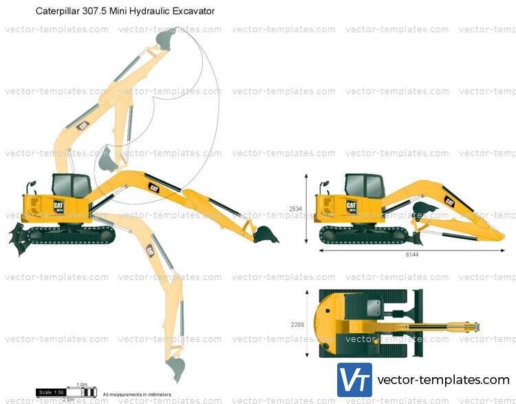 Caterpillar 307.5 Mini Hydraulic Excavator