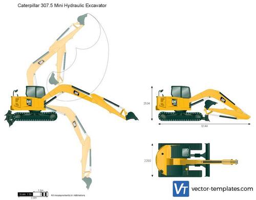 Caterpillar 307.5 Mini Hydraulic Excavator