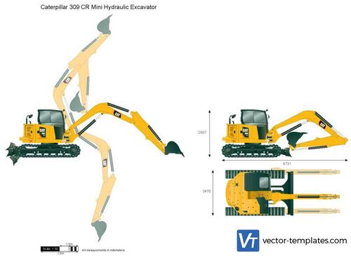 Caterpillar 309 CR Mini Hydraulic Excavator