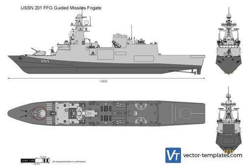 USSN 201 FFG Guided Missiles Frigate