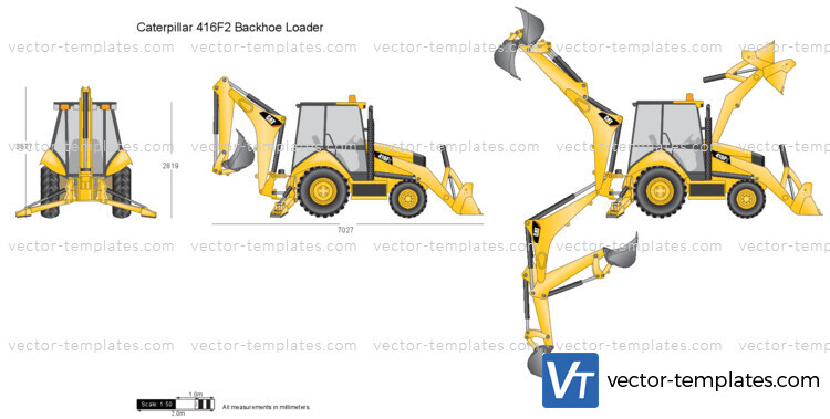 Caterpillar 416F2 Backhoe Loader