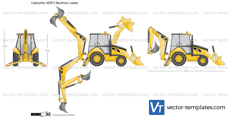 Caterpillar 450F2 Backhoe Loader