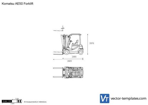 Komatsu AE50 Forklift